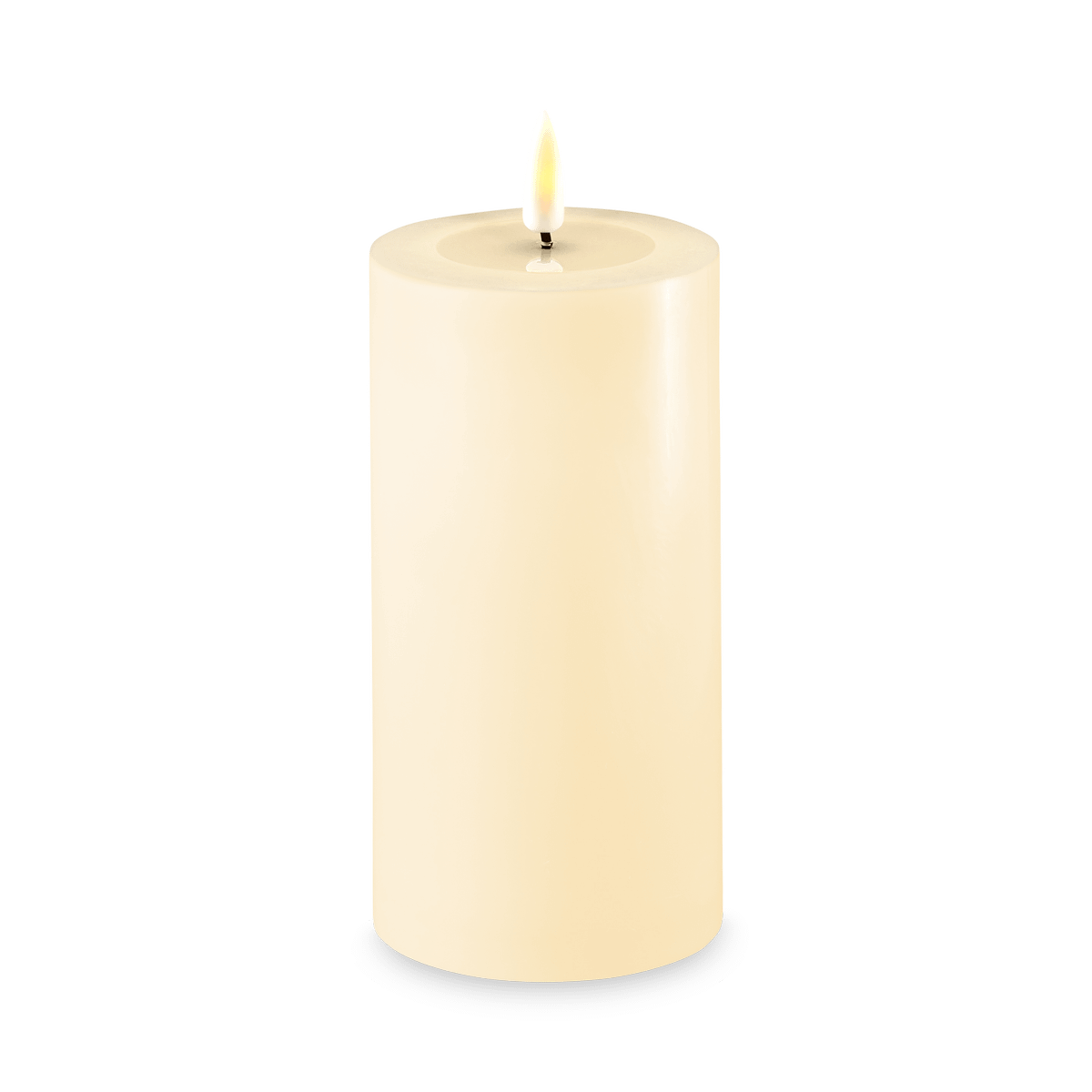 LED-Kaars LYS 7,5 x 15 Cream