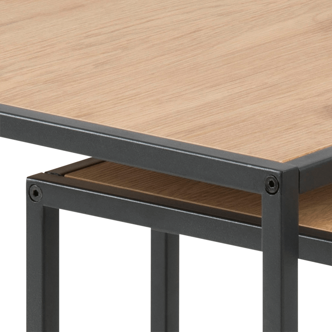 Bijzettafel Set van 2 BOKSKAP Wild Oak Bijzettafel Set van 2 BOKSKAP Wild Oak