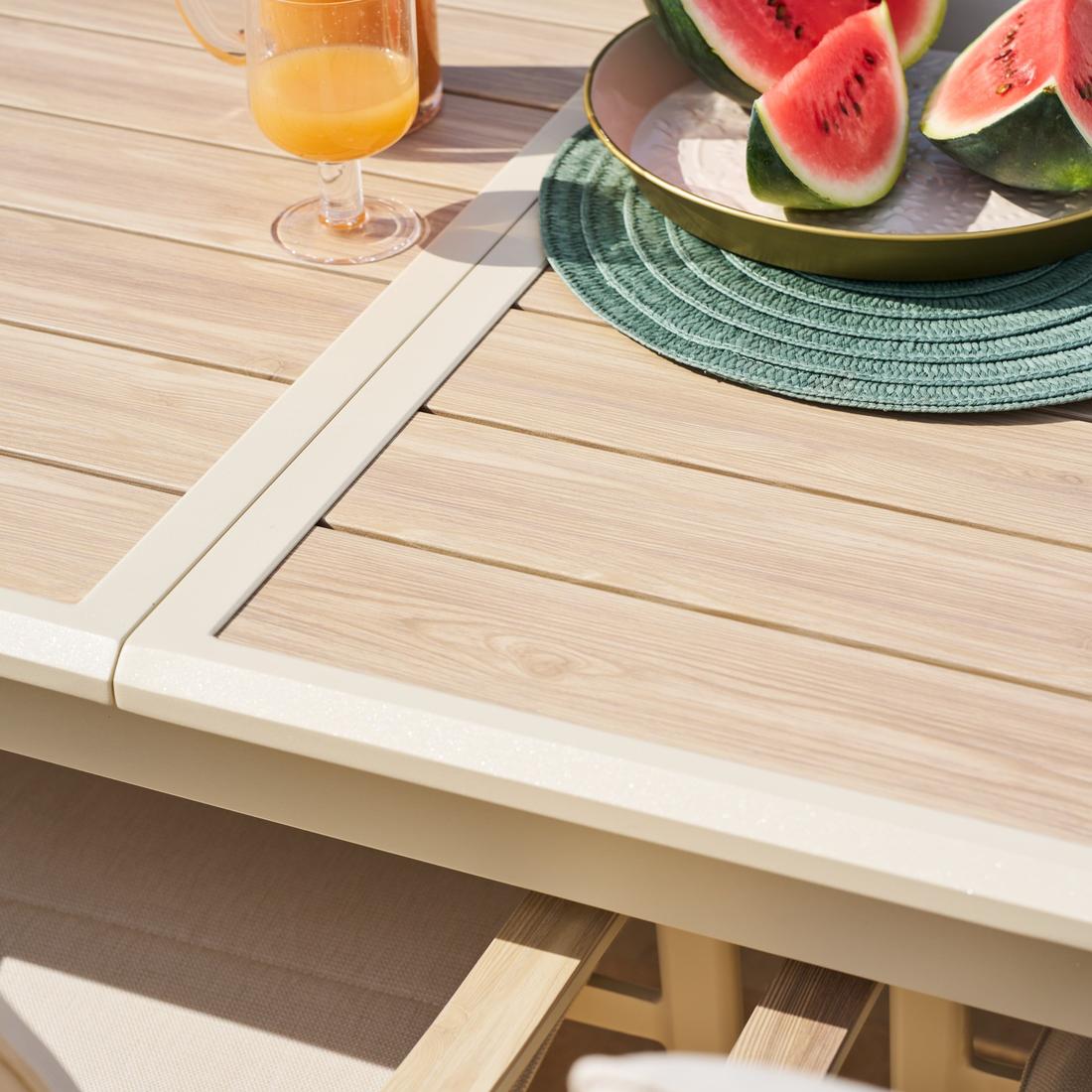 Tuintafel Verlengbaar CORTONA Beige 220/280x113 Tuintafel Verlengbaar CORTONA Beige 220/280x113