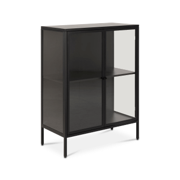 Vitrinekast SPARROW Metaal Zwart Vitrinekast SPARROW Metaal Zwart