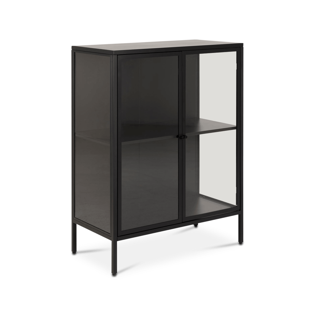 Vitrinekast SPARROW Metaal Zwart Vitrinekast SPARROW Metaal Zwart
