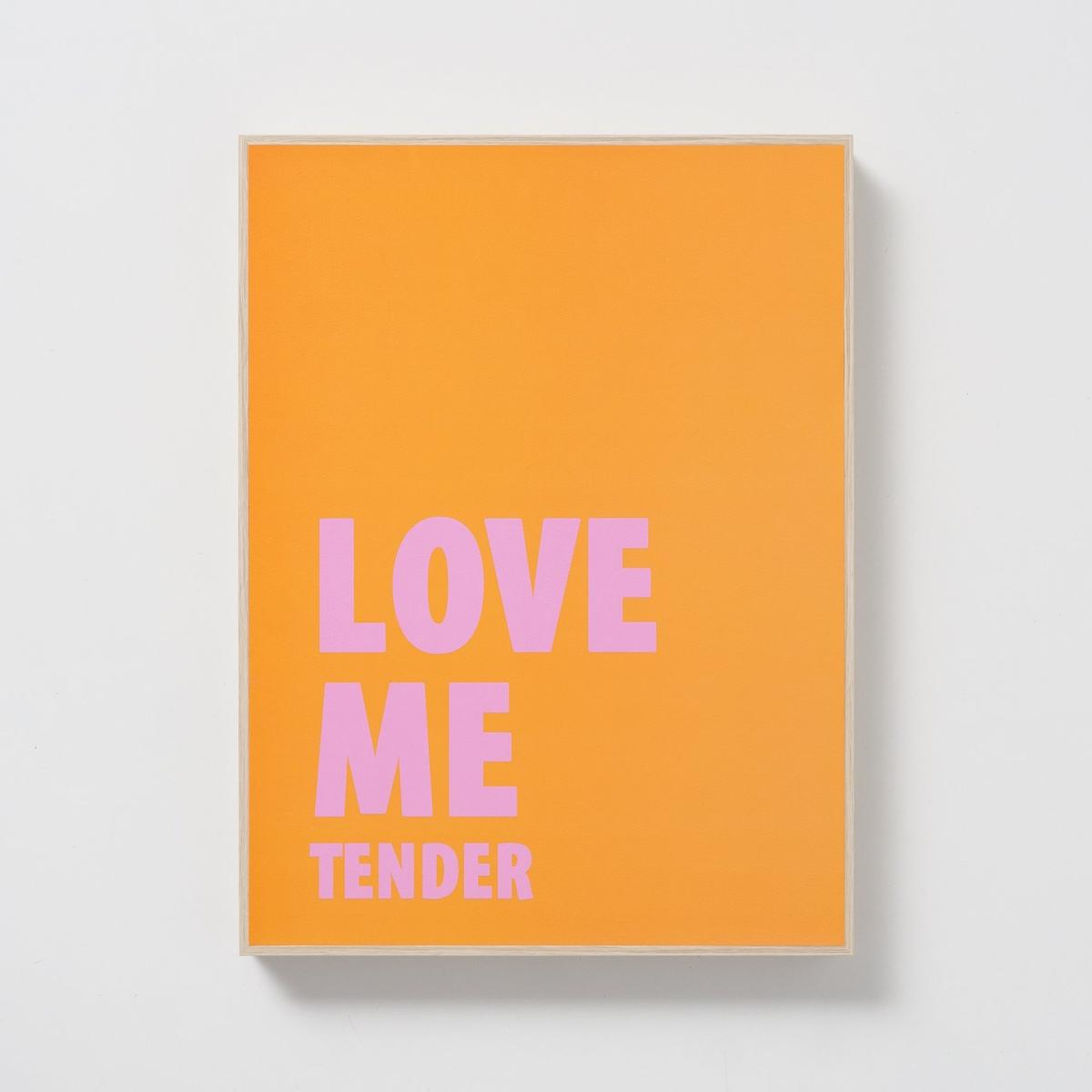 Wanddeco LOVE ME TENDER L Oranje