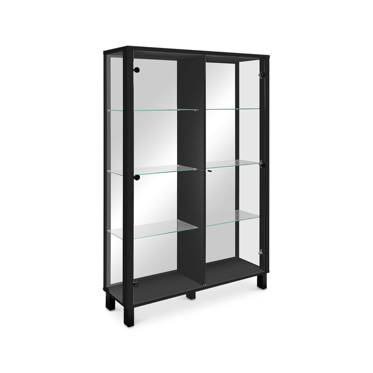 Vitrinekast GIDEON B100 Zwart