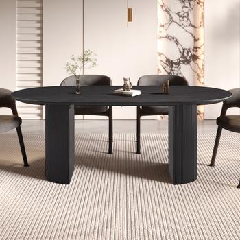 Eettafel PORTO Decor Donkerbruin 200x110 Eettafel PORTO Decor Donkerbruin 200x110