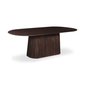 Eettafel DOMINGO Mango Donkerbruin 230x110  Eettafel DOMINGO Mango Donkerbruin 230x110