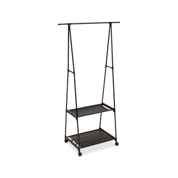 Kledingrek HINTISA Metaal Zwart Kledingrek HINTISA Metaal Zwart