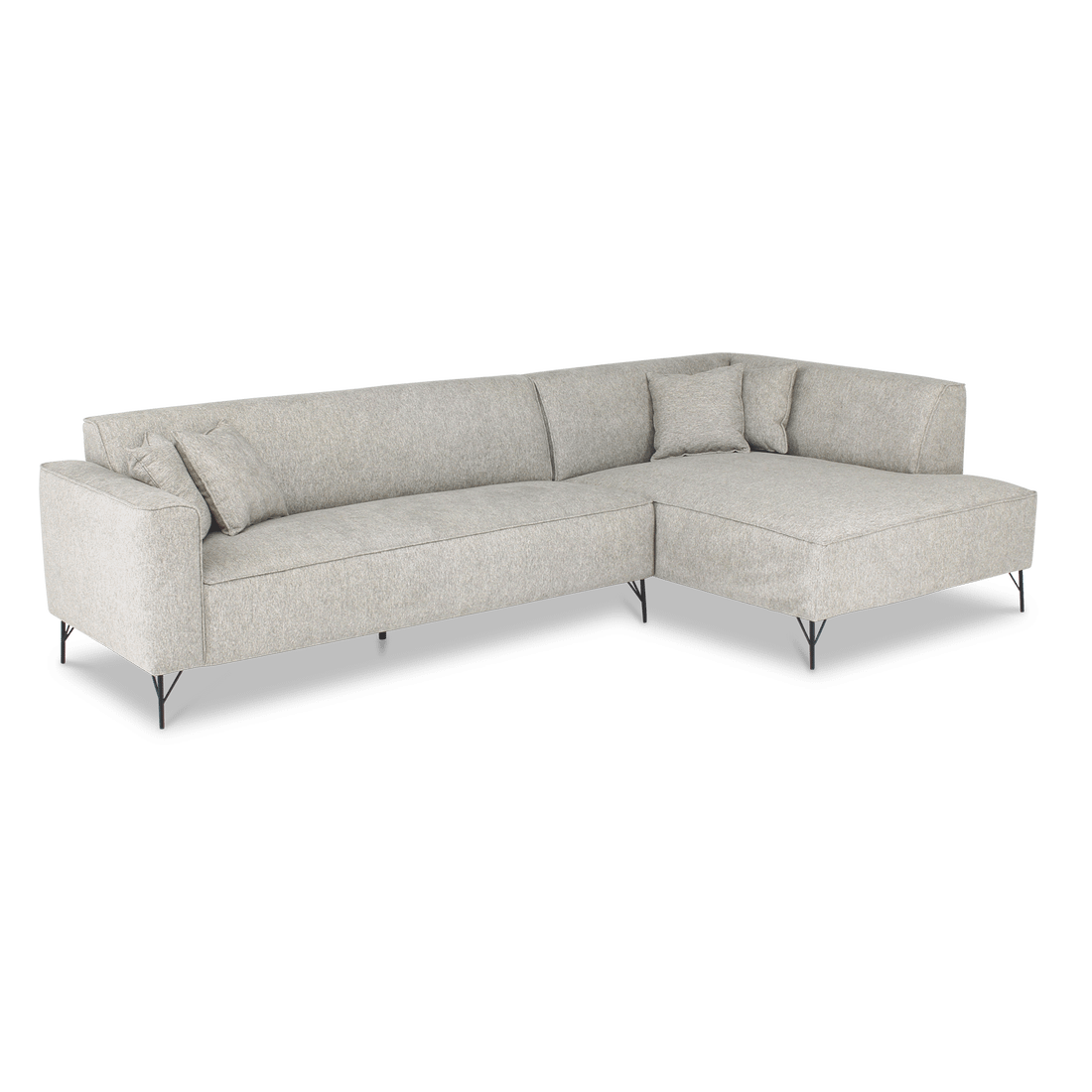 Hoeksalon FRISCO Hoek Rechts Fossil Grey B308 Hoeksalon FRISCO Hoek Rechts Fossil Grey B308