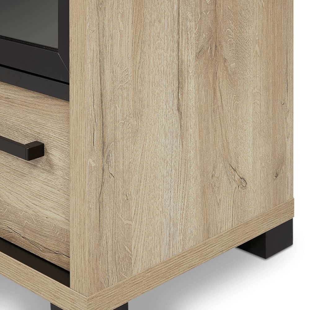 Combikast FABIAN Arizona Oak/Nero B121