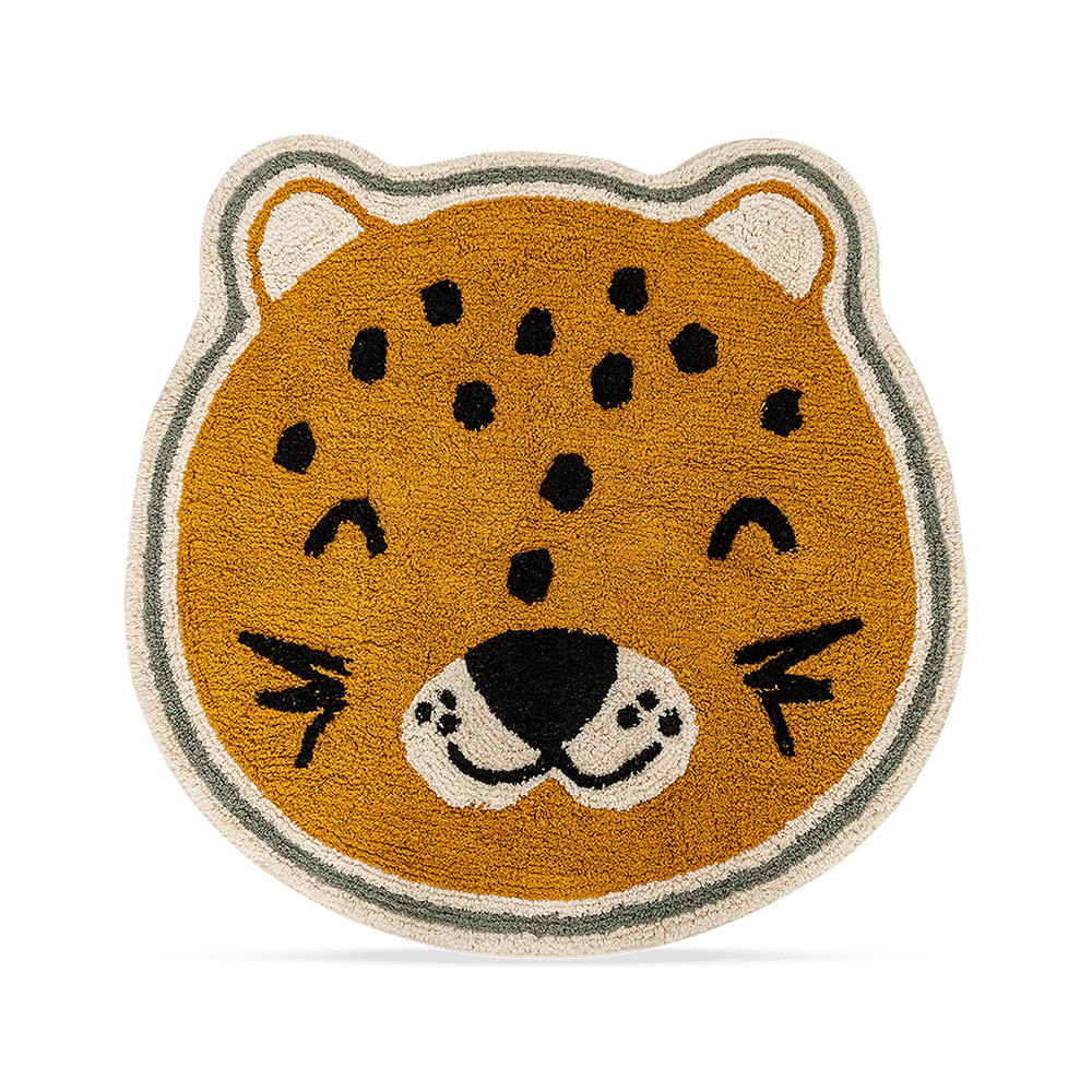 Kindertapijt LEOPARD Luipaard Oker