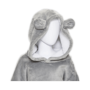 Hoodie BEAR Poly Grijs Hoodie BEAR Poly Grijs