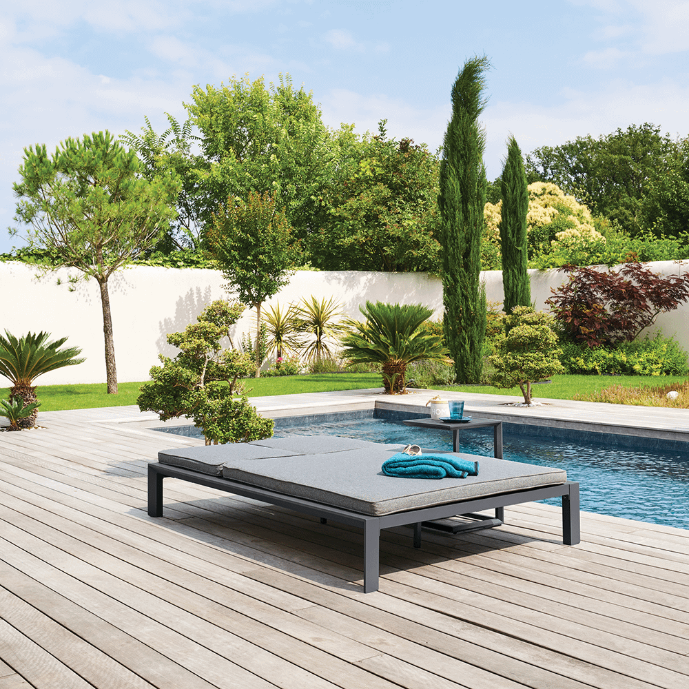 Ligbed Verstelbaar 2pers. FURORE Grafiet Ligbed Verstelbaar 2pers. FURORE Grafiet