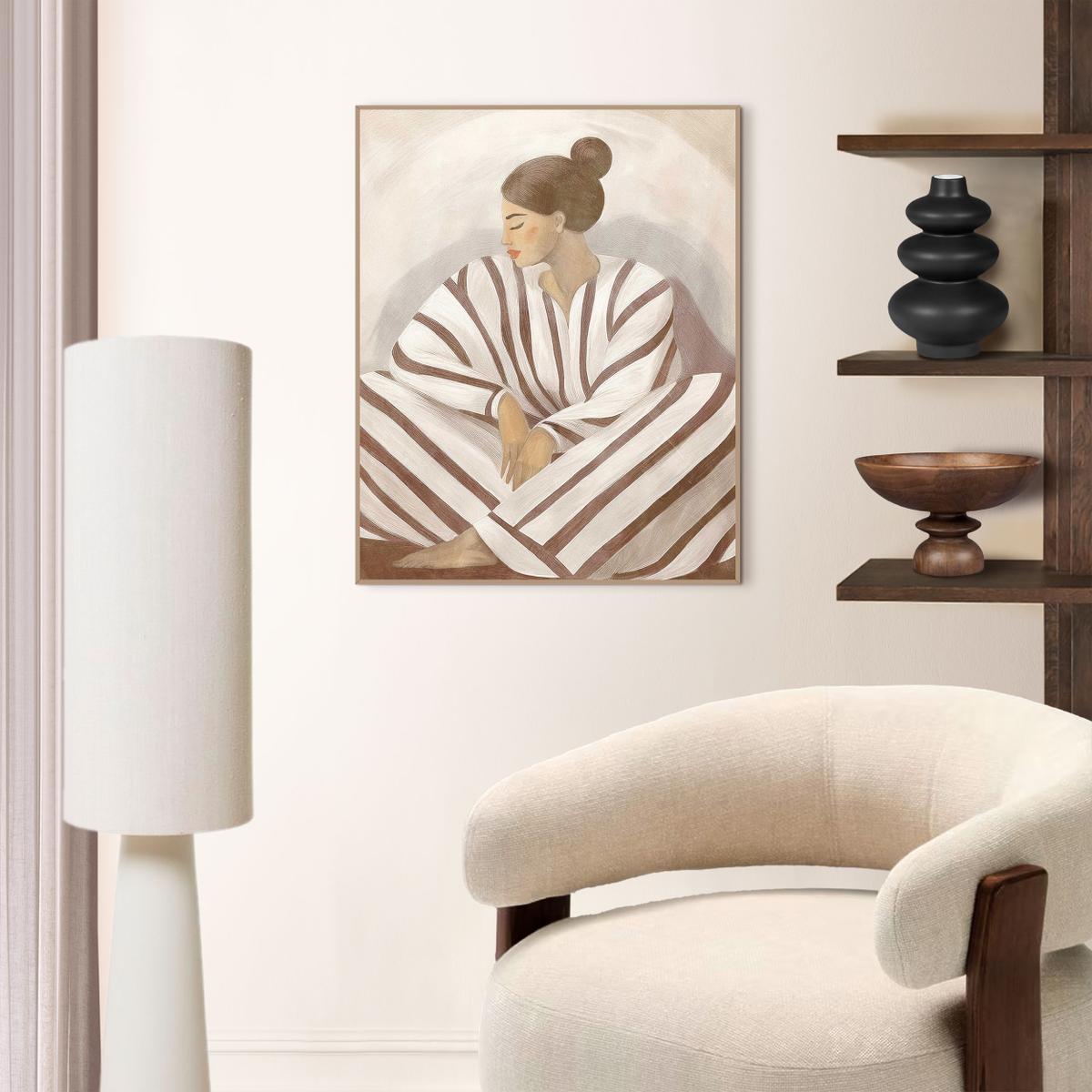 Framed Canvas ZEN LADY 40x50