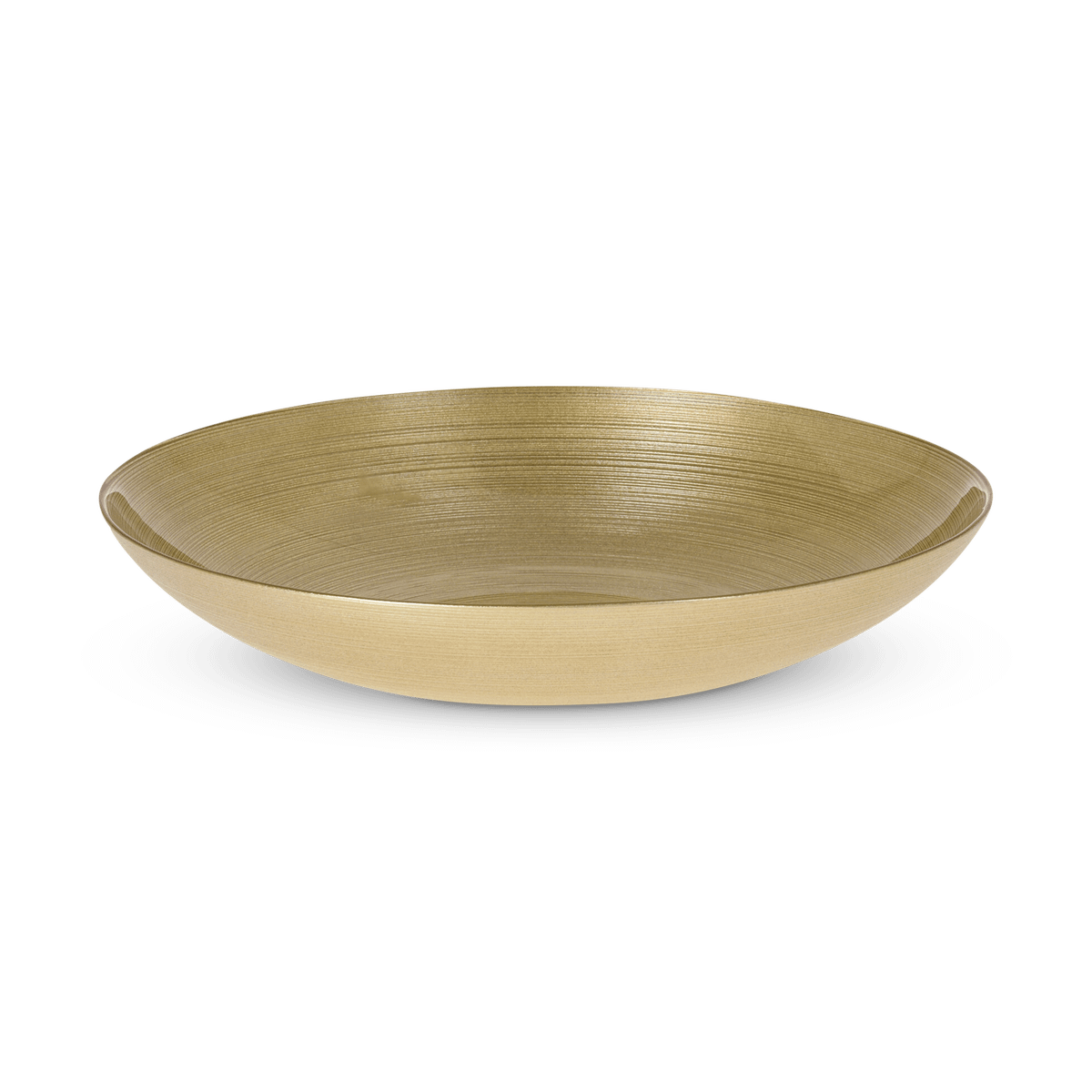 Schaal GODRA Ø30 Glas Goud