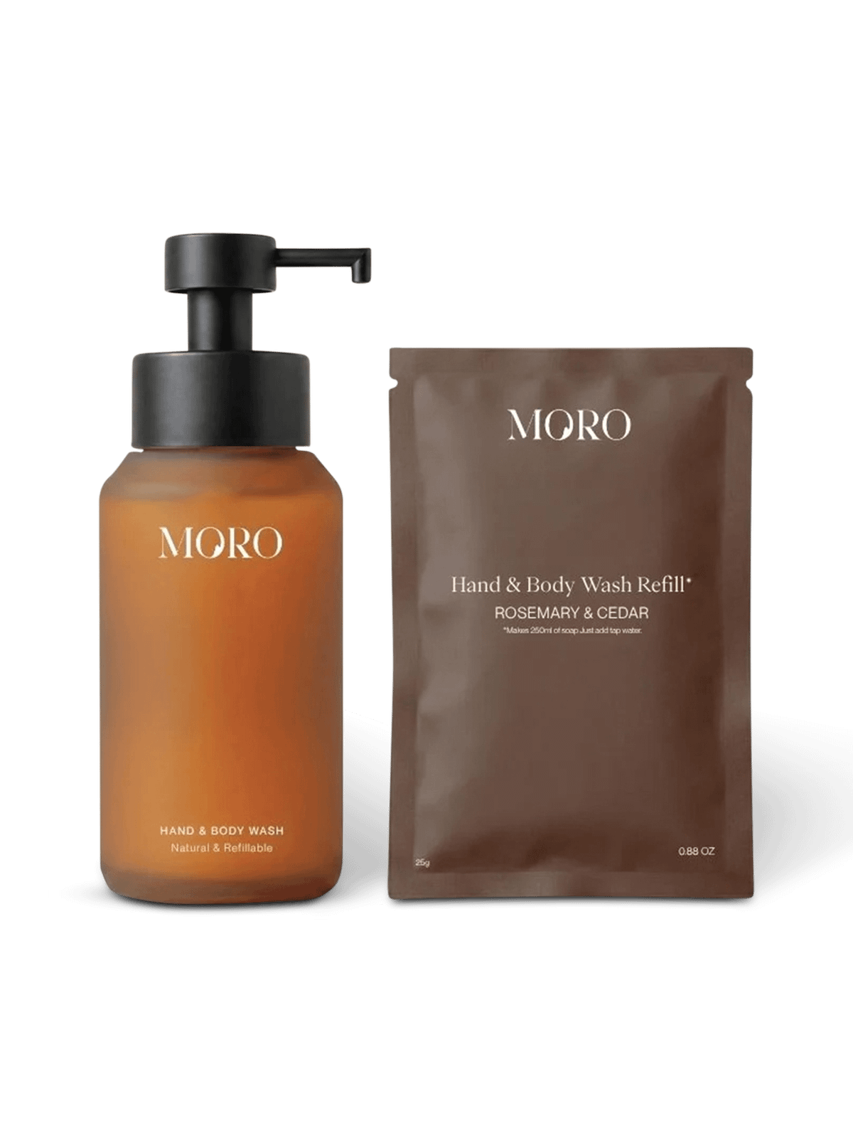 Hand- & Bodywash Moro Rosemary Bruin (starter kit)