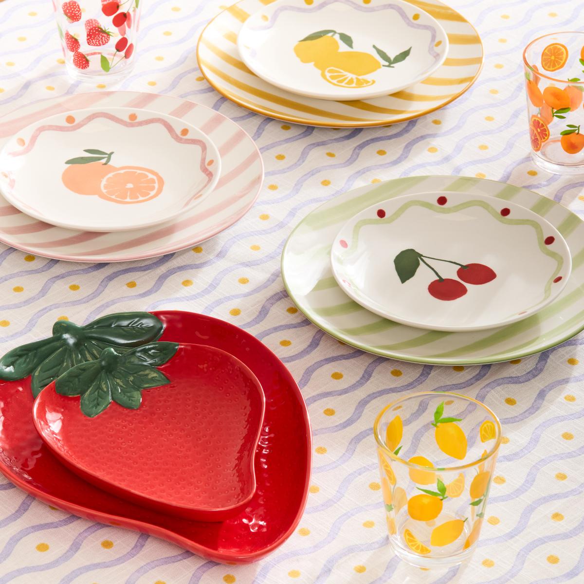 Schaal STRAWBER Keramiek Rood