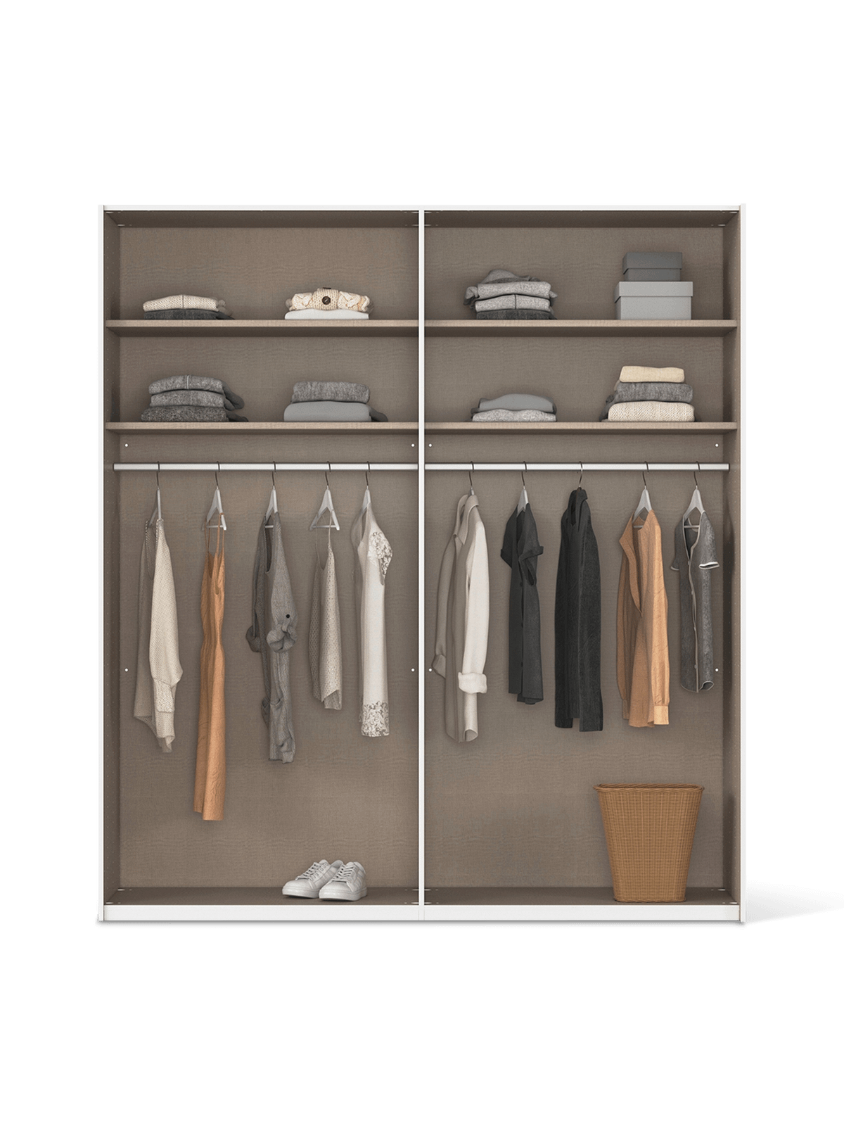 Schuifdeurkleerkast Fraso Alpinewit B201