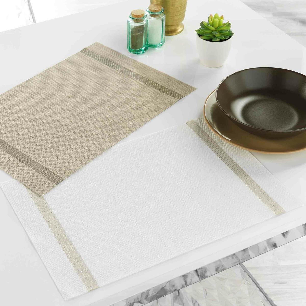 Placemat GOLDIRIA Beige/Taupe