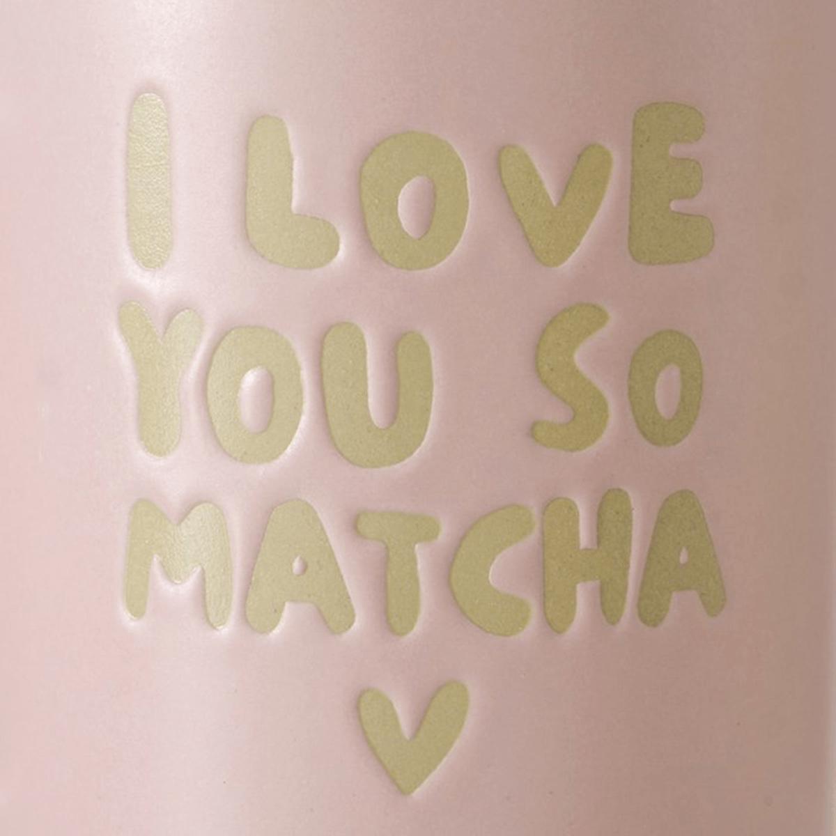 Mok MATCHA 330ml Porselein Roze/Groen Ass.