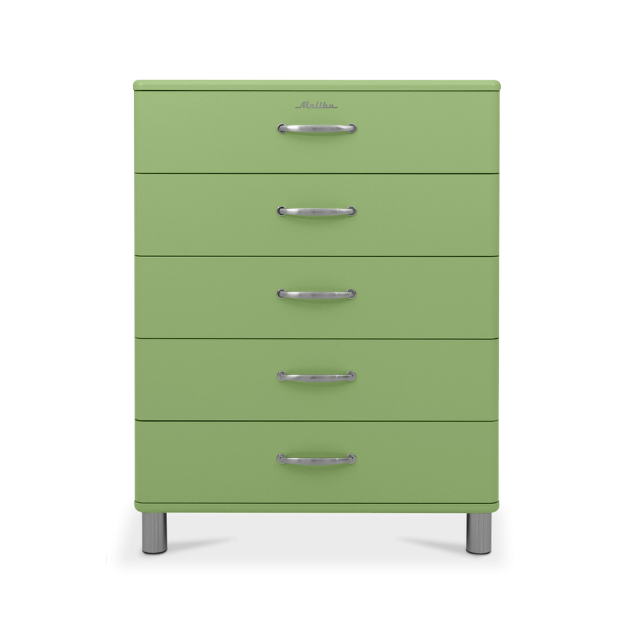 Tenzo Ladekast 5 Lades MALIBU Spring Green B86 Tenzo Ladekast 5 Lades MALIBU Spring Green B86