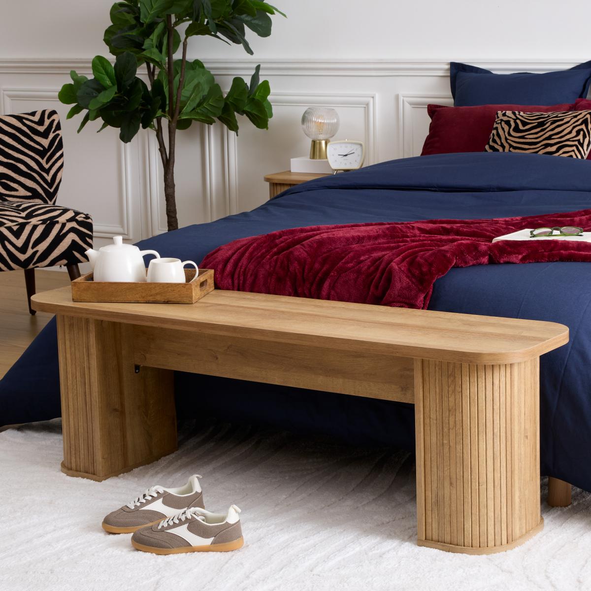 Zitbank COLVAS Hout Naturel B140