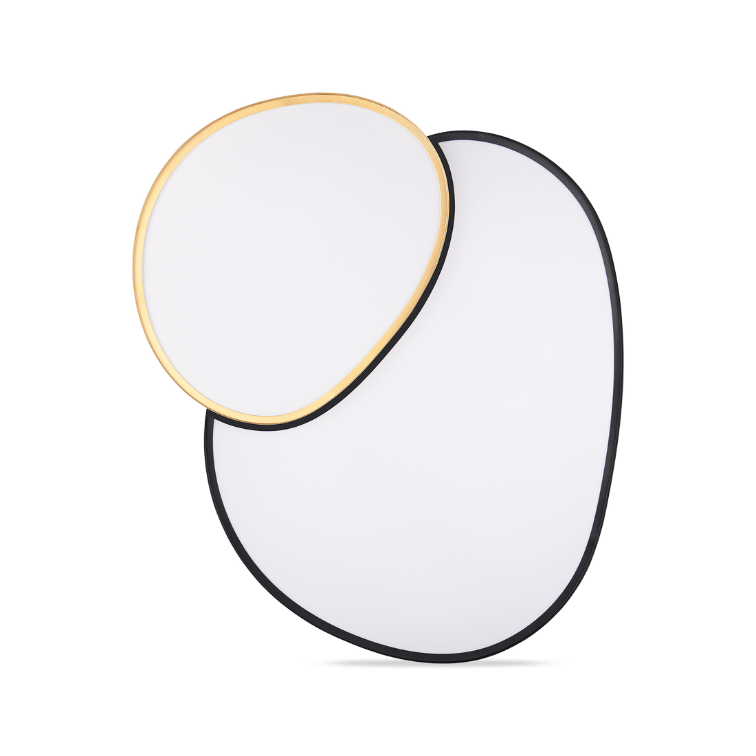 Plafonnier RISE XL Met. Mat Zwart/Goud Plafonnier RISE XL Met. Mat Zwart/Goud