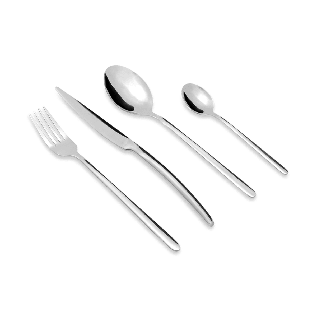 Bestekset NIKODEM 24Del. RVS Zilver