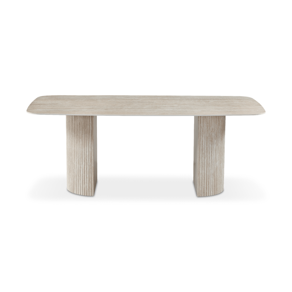 Eettafel ELORA 200x100 Keramiek Travertijnlook