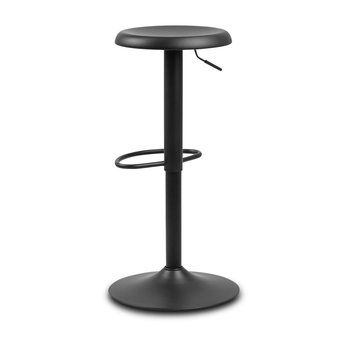 Barstoel FACTORY metal matt black rough powder coated
