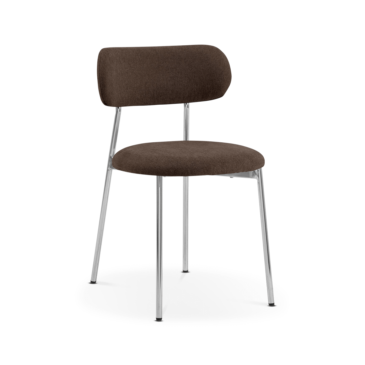 Stoel LYKKO Bruin/Chrome
