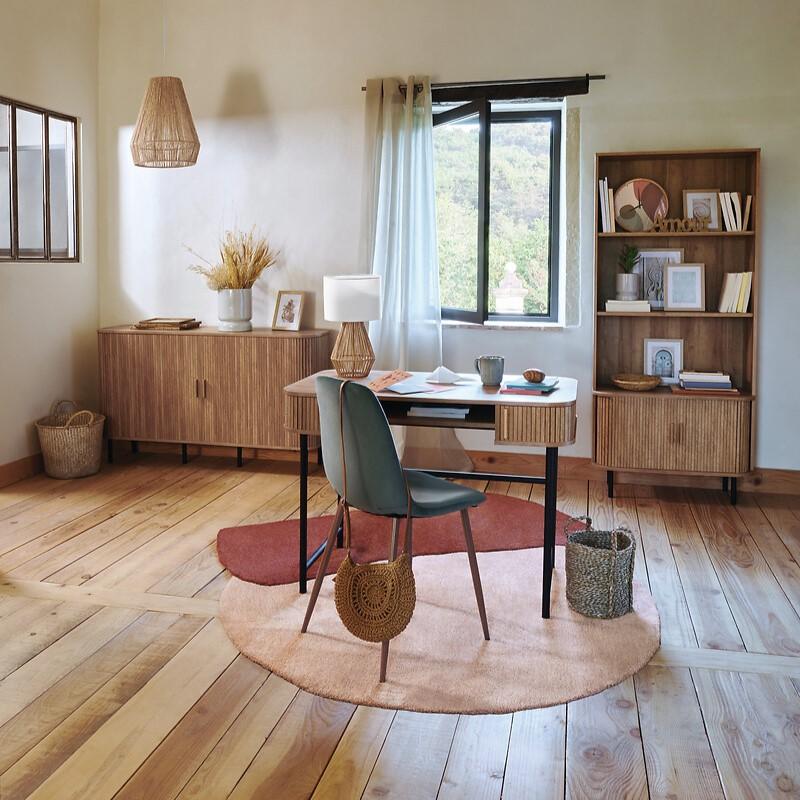 Boekenkast COLVAS Hout Naturel B80