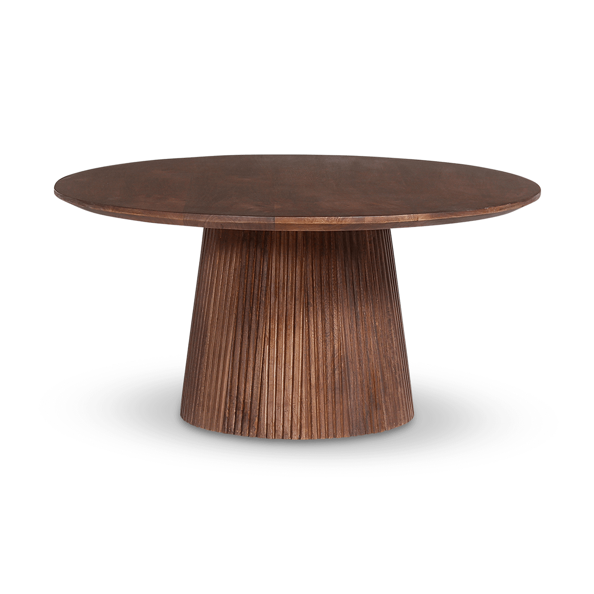 Salontafel DOMINGO Mango Lichtbruin Ø80 