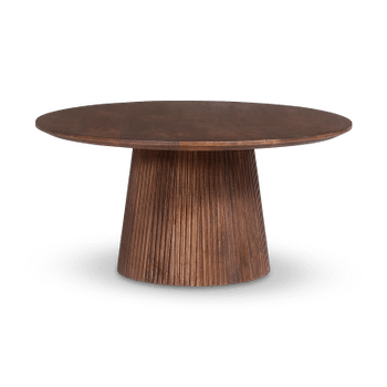 Salontafel DOMINGO Mango Lichtbruin Ø80  Salontafel DOMINGO Mango Lichtbruin Ø80