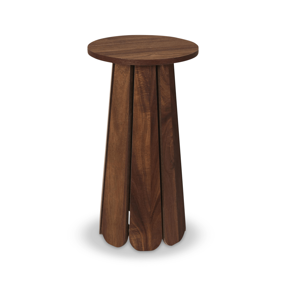 Bijzettafel SLITT Ø30 Bruin