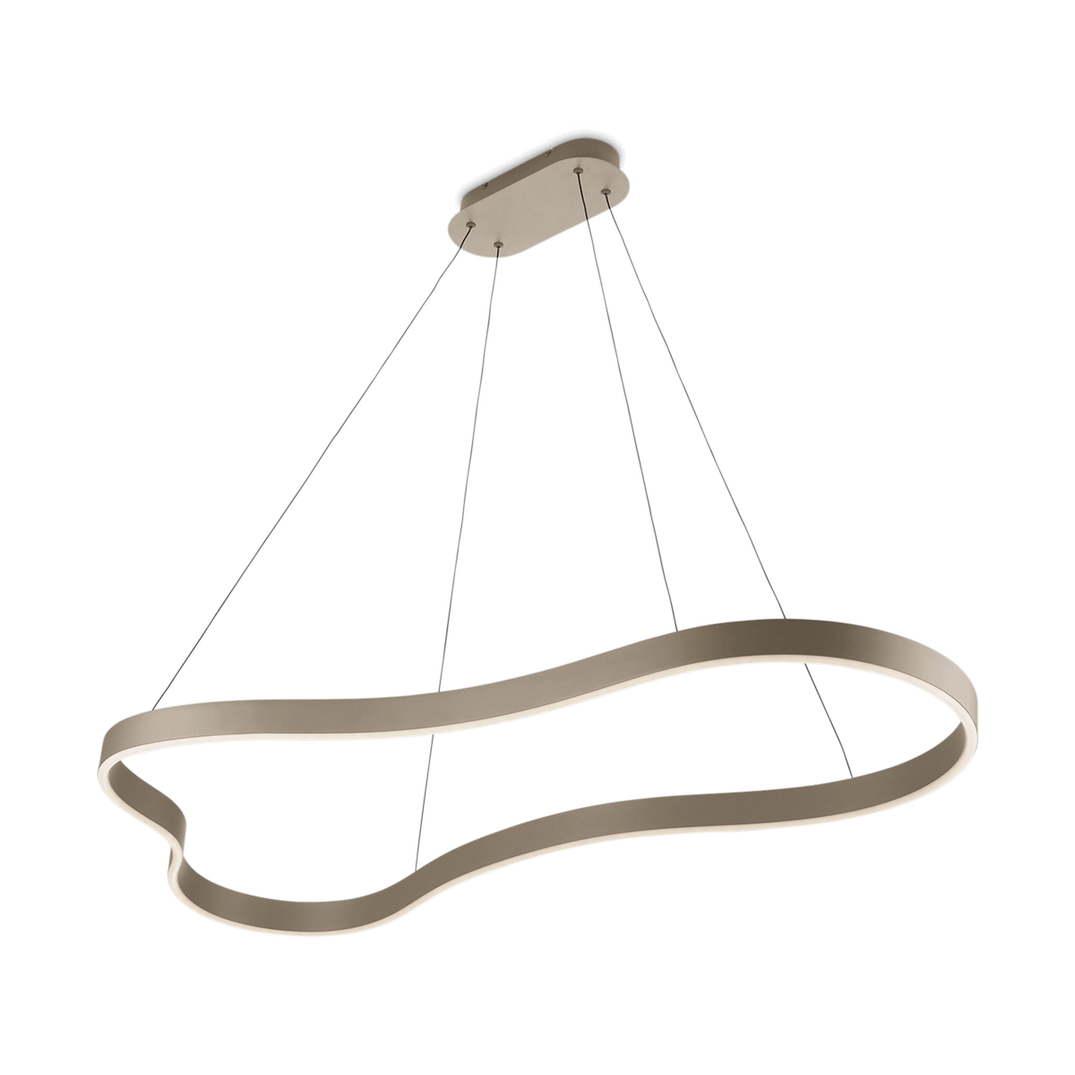 Hanglamp AURUM 1Del. L Warm Beige