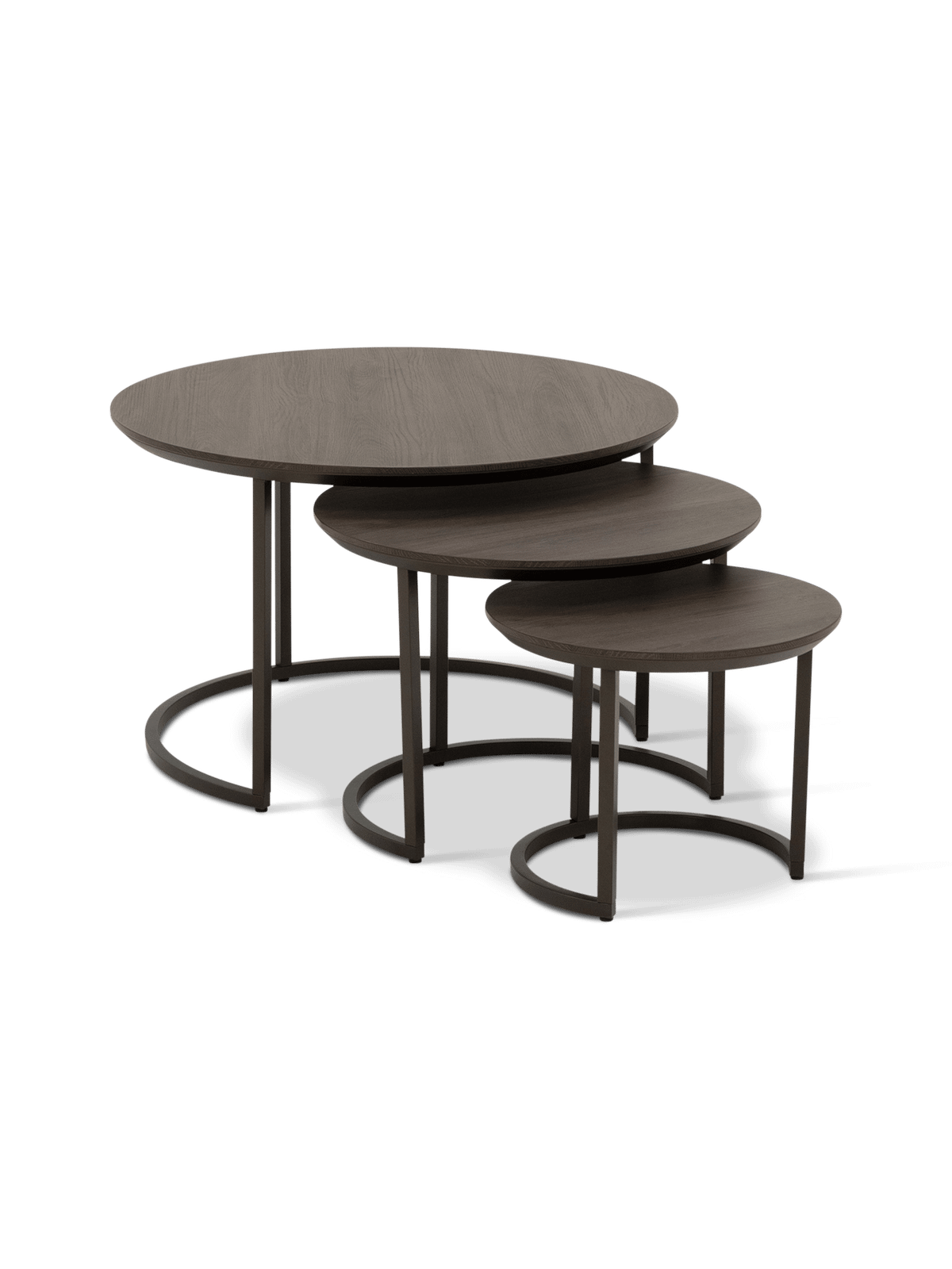 Salontafel Maxton Brown Oak (set van 3)
