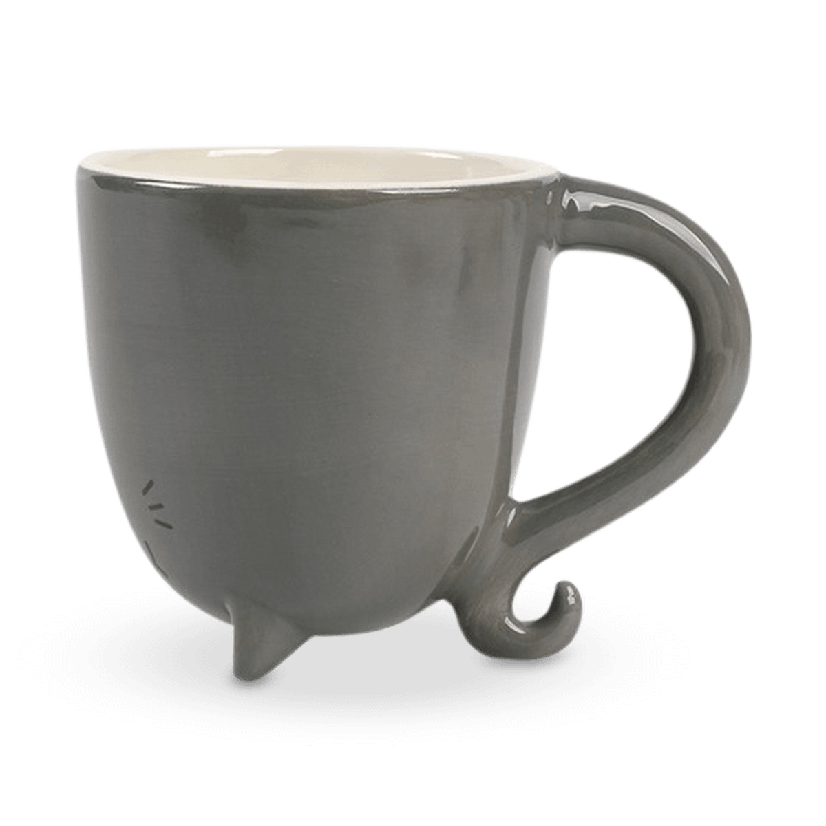 Mok Up&Down GREY CAT Grijs