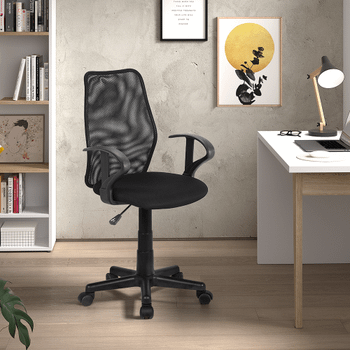 Bureaustoel LILO Mesh Zwart Bureaustoel LILO Mesh Zwart