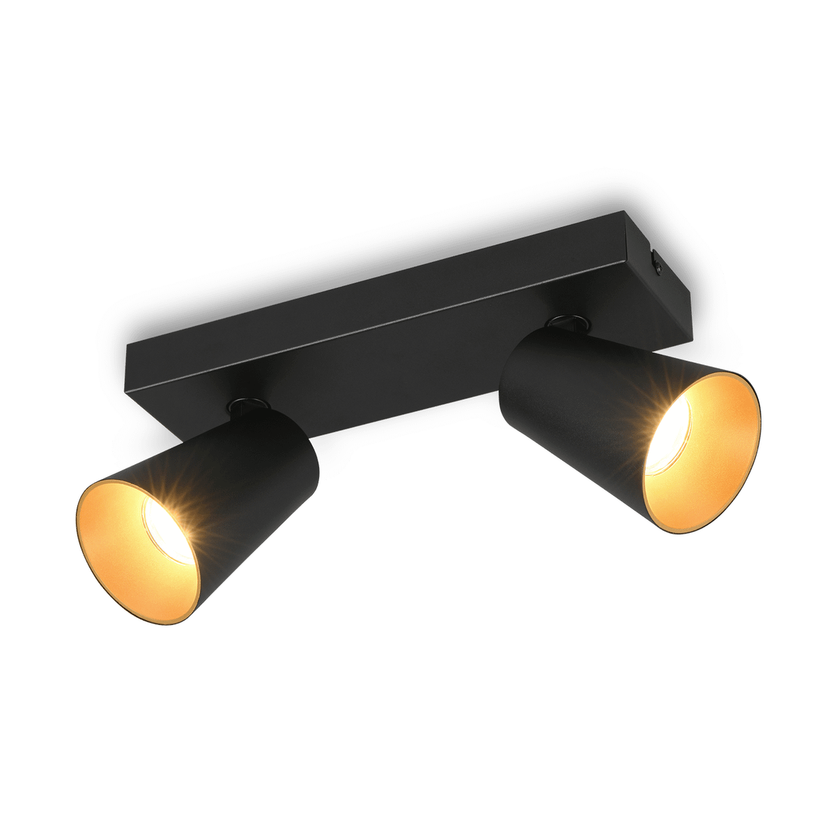 Spot SHARP 2Del. Met. Zwart/Goud