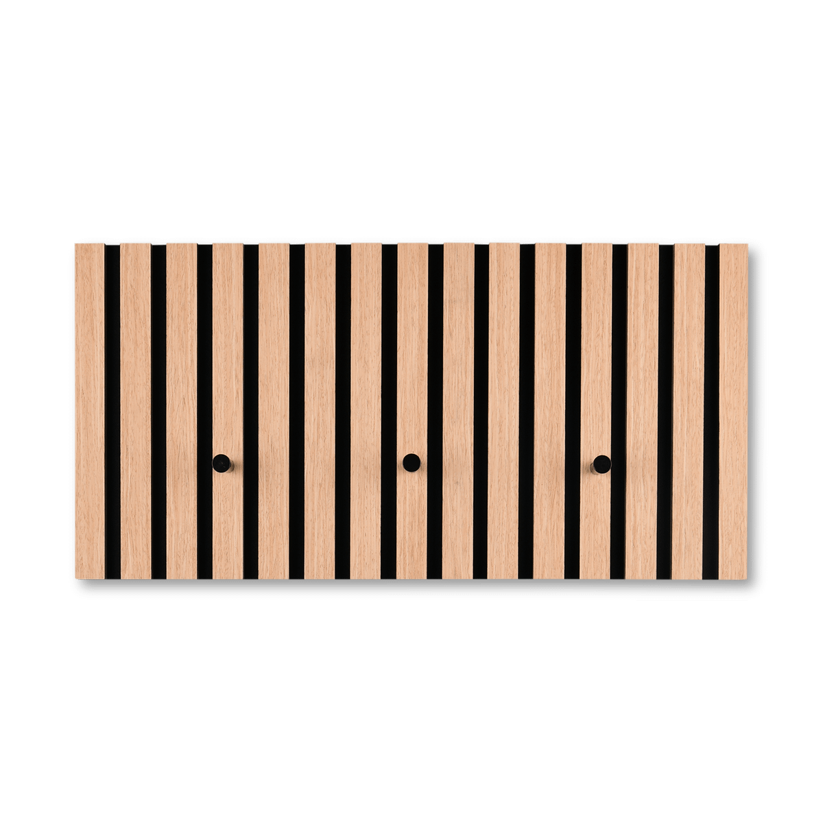 Wandkapstok GRACE 3 haken Naturel