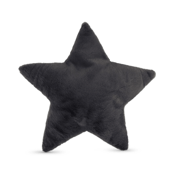 Kussen TYCHO Ster Furry Poly Grijs Kussen TYCHO Ster Furry Poly Grijs