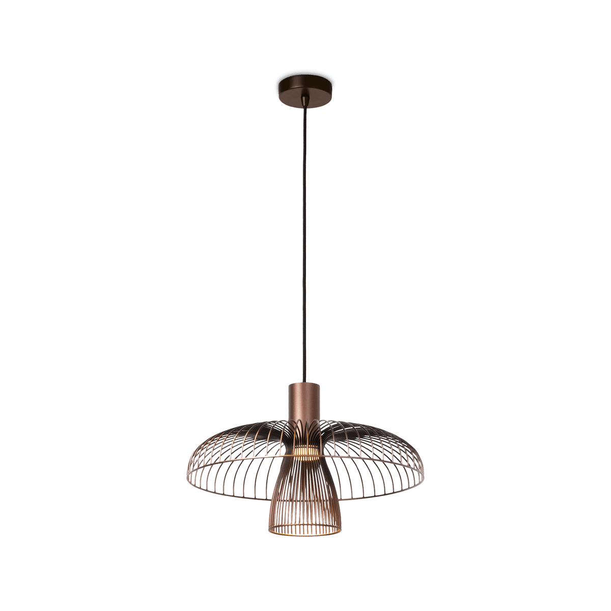Hanglamp NIGELLA 1Del. Ø40.5 Koffie