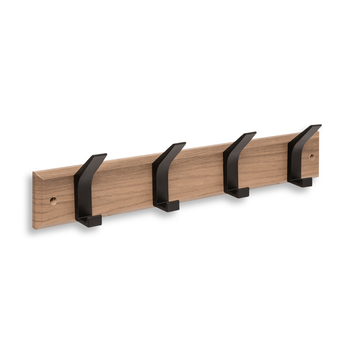 Wandkapstok STANGH 4 Haken Hout/Zwart