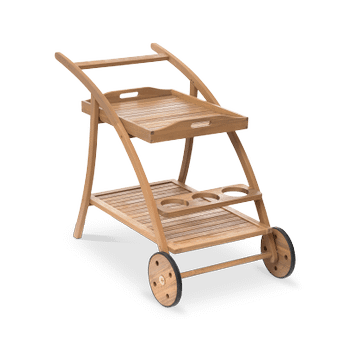 Serveerwagen PRIMITIVO Afneembaar Dienblad Acacia Serveerwagen PRIMITIVO Afneembaar Dienblad Acacia