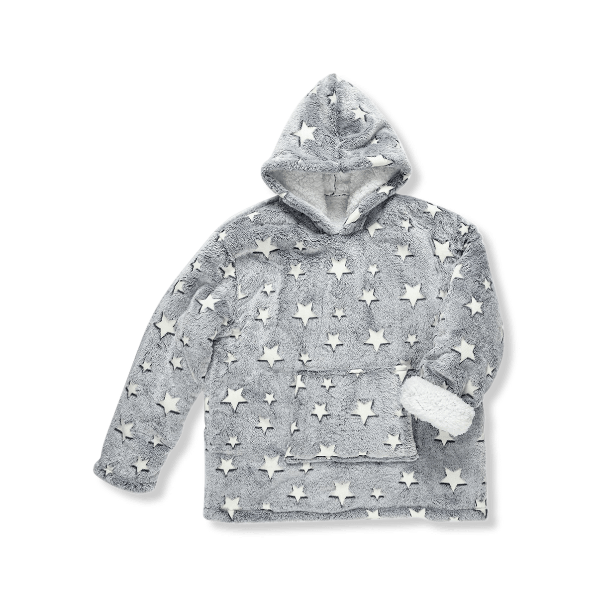 Hoodie STARS Sterren Grijs