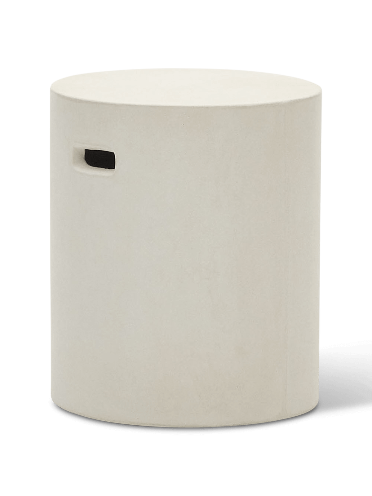 Aiguablava voetsteun in wit cement, ⌀37 cm