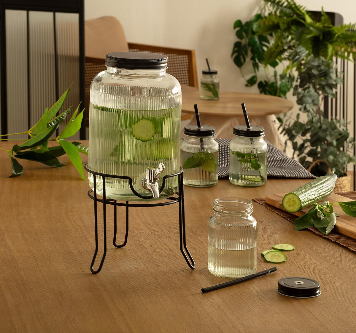 Drankdispenser DEBIA 4L + Staander + 4Glazen