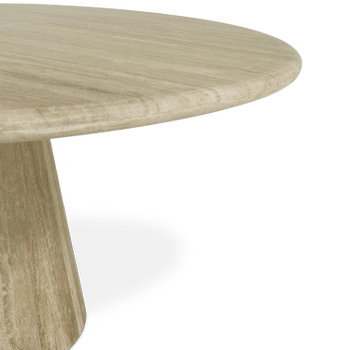 Eettafel ECHO Ø140 Travertin  Eettafel ECHO Ø140 Travertin