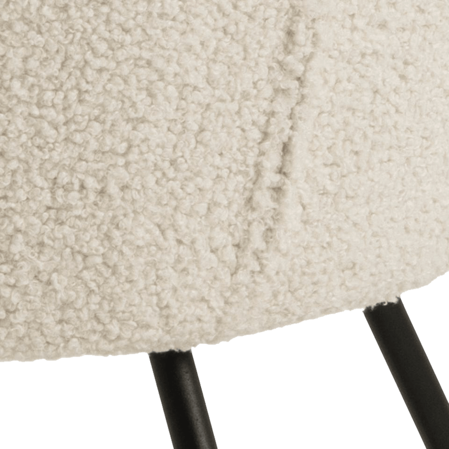 Bijzetzetel MEDIO Orson Cream Beige Bijzetzetel MEDIO Orson Cream Beige
