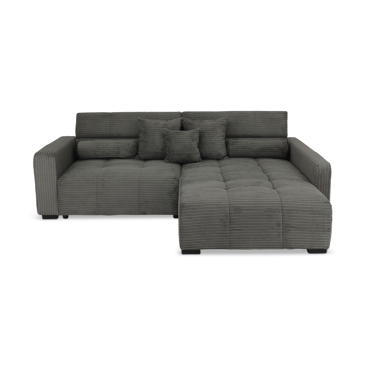 Hoeksalon LORETO Donkergrijs B283-L231