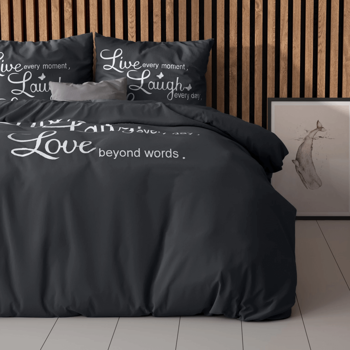 Dekbedovertrek LIVE LAUGH LOVE 200x220